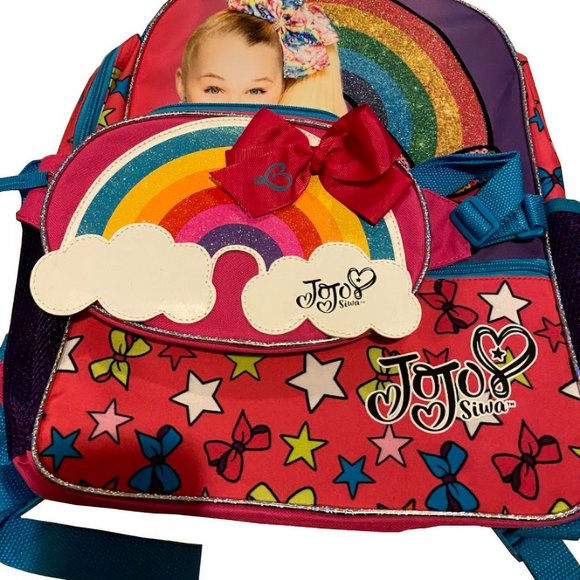 Jojo Siwa Hearts and Bow Girls Backpack Set - Picture 2 of 2